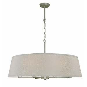 Cosmopolitan - 8 Light Dining Chandelier-17 Inches Tall and 32 Inches Wide