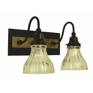 Houghton - 2 Light Wall Sconce-9.5 Inches Tall and 14 Inches Wide - 1100102
