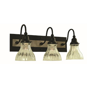 Houghton - 3 Light Wall Sconce-9.5 Inches Tall and 21 Inches Wide