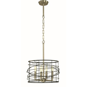 Boca - 4 Light Mini Chandelier-20 Inches Tall and 14 Inches Wide - 1099863