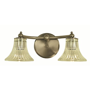 Ella - 2 Light Wall Sconce-5.5 Inches Tall and 13 Inches Wide - 1099988