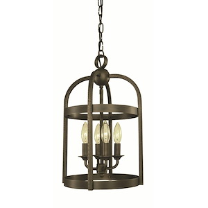 Heidelberg - 4 Light Mini Chandelier-17 Inches Tall and 10 Inches Wide