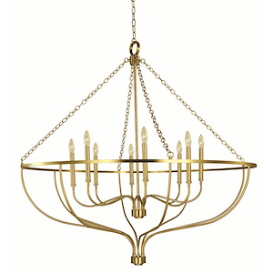 West Town - 8 Light Foyer Chandelier-45 Inches Tall and 46 Inches Wide - 1100596