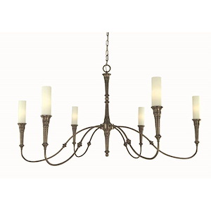 Old Greenwich - 6 Light Dining Chandelier-24 Inch Tall and 46 Inch Wide - 1391757