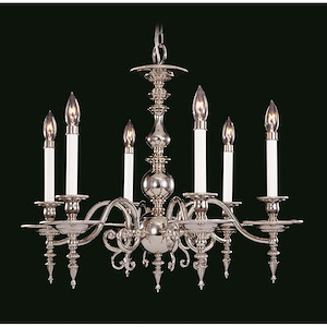 Kensington - 6 Light Dining Chandelier-21 Inches Tall and 26 Inches Wide