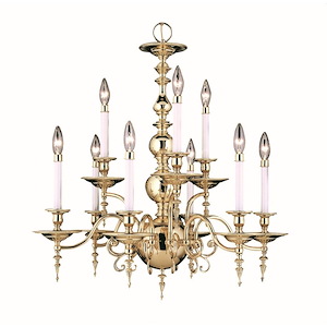 Kensington - 9 Light Dining Chandelier-29.5 Inches Tall and 28 Inches Wide - 1100250