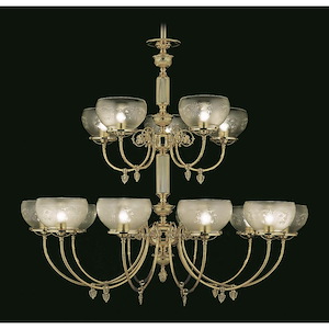 Chancery - 15 Light Foyer Chandelier-38 Inches Tall and 44 Inches Wide - 1214832
