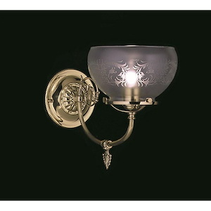 Chancery - 1 Light Wall Sconce-10 Inches Tall and 7 Inches Wide