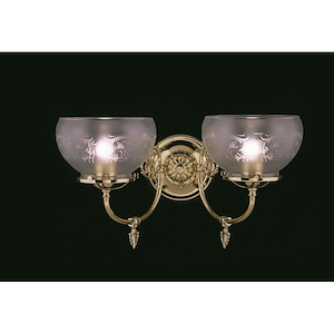Chancery - 2 Light Wall Sconce-10 Inches Tall and 17 Inches Wide