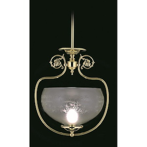 Chancery - 1 Light Pendant-15.5 Inches Tall and 14.5 Inches Wide - 1214851