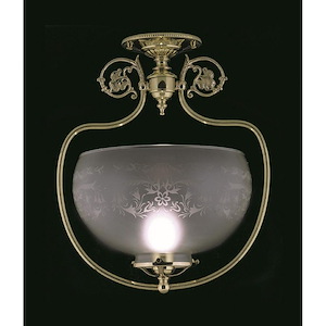 Chancery - 1 Light Flush/Semi-Flush Mount-15.5 Inches Tall and 14.5 Inches Wide - 1214852