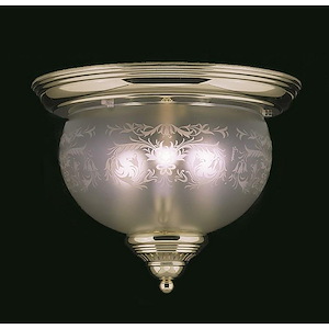 Chancery - 3 Light Flush/Semi-Flush Mount-13 Inches Tall and 25 Inches Wide - 1214432