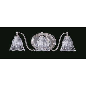 Geneva - 3 Light Wall Sconce-6 Inches Tall and 20 Inches Wide