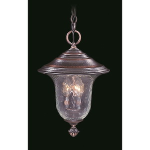 Carcassonne - 3 Light Outdoor Flush Mount-16 Inches Tall and 10.5 Inches Wide - 1099891