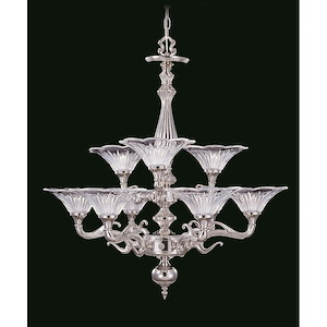 Geneva - 9 Light Dining Chandelier-31.5 Inches Tall and 29 Inches Wide