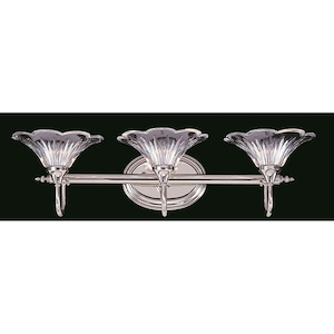 Geneva - 3 Light Wall Sconce-7 Inches Tall and 27.5 Inches Wide