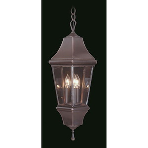Normandy - 3 Light Outdoor Flush Mount-25 Inches Tall and 10 Inches Wide - 1214983