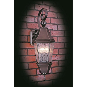 Normandy - 3 Light Outdoor Wall Mount-28.5 Inches Tall and 10 Inches Wide