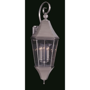 Normandy - 5 Light Outdoor Wall Mount-48 Inches Tall and 17 Inches Wide
