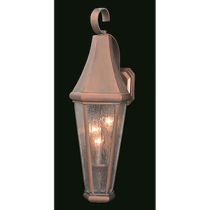 Le Havre - 3 Light Outdoor Wall Mount-23.5 Inches Tall and 8 Inches Wide - 1100260