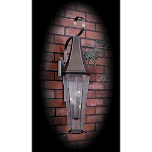 Le Havre - 3 Light Outdoor Wall Mount-34 Inches Tall and 10 Inches Wide - 1100261