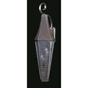 Le Havre - 4 Light Outdoor Wall Mount-45 Inches Tall and 13 Inches Wide