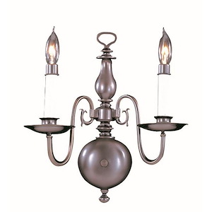 Jamestown - 2 Light Wall Sconce-14 Inches Tall and 13 Inches Wide