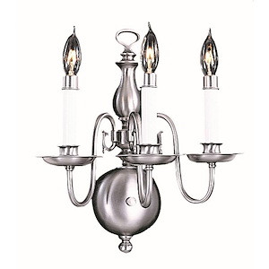 Jamestown - 3 Light Wall Sconce-14 Inches Tall and 13 Inches Wide