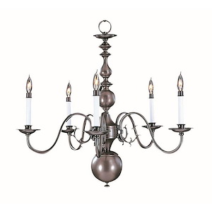 Jamestown - 5 Light Dining Chandelier-26 Inches Tall and 29 Inches Wide