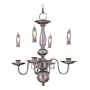 Jamestown - 4 Light Mini Chandelier-16.5 Inches Tall and 16 Inches Wide - 1100176