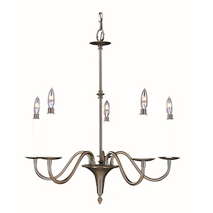 Jamestown - 5 Light Dining Chandelier-27 Inches Tall and 26 Inches Wide