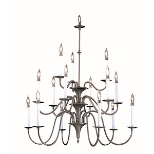 Jamestown - 15 Light Foyer Chandelier-39 Inches Tall and 35 Inches Wide