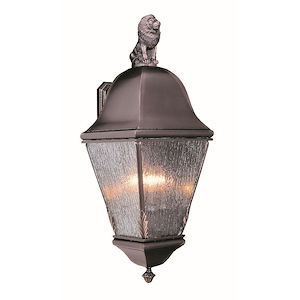 Coeur De Lion - 4 Light Outdoor Wall Mount-29.5 Inches Tall and 11 Inches Wide