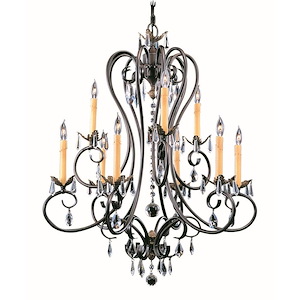 Liebestraum - 9 Light Dining Chandelier-36.5 Inches Tall and 29 Inches Wide