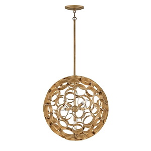 Centric - 25W 5 LED Medium Chandelier In Modern Style-22 Inches Tall and 22 Inches Wide