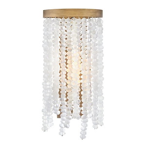 Dune - 10W 1 LED Wall Sconce In Coastal Style-16 Inches Tall and 8 Inches Wide