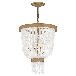 Dune - 20W 4 LED Medium Pendant In Coastal Style-20.5 Inches Tall and 18 Inches Wide