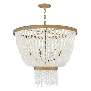 Dune - 40W 8 LED Large Chandelier In Coastal Style-30 Inches Tall and 32 Inches Wide - 1309055