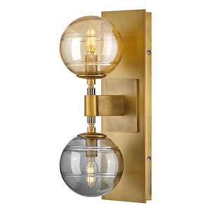 Oberon  - 10W 2 LED Medium Wall Sconce-18 Inches Tall and 7 Inches Wide