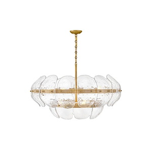 Lillia  - 108W 9 LED Large Chandelier-23.25 Inches Tall and 36.25 Inches Wide - 1335402
