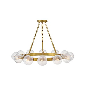 Coco  - 60W 12 LED Medium Chandelier-19.75 Inches Tall and 32 Inches Wide - 1335387