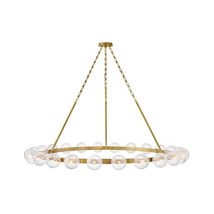 Coco  - 120W 24 LED Extra Large Chandelier-43 Inches Tall and 59.75 Inches Wide