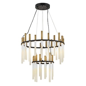 Echo - 93W LED Large Chandelier In Modern Style-28.75 Inches Tall and 26 Inches Wide - 1309066
