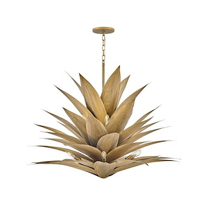 Agave - 60W 12 LED Extra Large Foyer In Modern Style-35 Inches Tall and 45 Inches Wide - 1309069