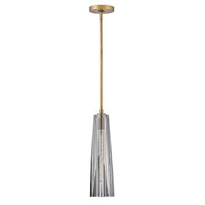 Cosette - 10W 1 LED Small Pendant In Traditional Style-17 Inches Tall and 5 Inches Wide - 1309077