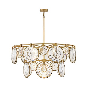 Nala - 75W 15 LED Large Chandelier In Traditional Style-18.75 Inches Tall and 40 Inches Wide - 1309081