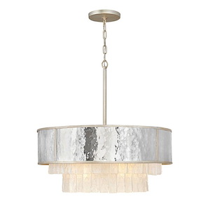 Reverie-Eight Light Medium Drum Pendant-26 Inches Wide by 26 Inches Tall - 820365