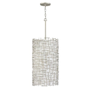 Farrah-Nine Light Large Drum Foyer in Transitional Style-16 Inches Wide by 41.75 Inches Tall - 925805