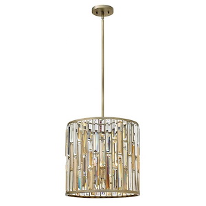 Gemma-Three Light Foyer-16 Inches Wide by 15.75 Inches Tall