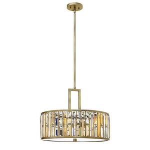 Gemma-Three Light Foyer-21.25 Inches Wide by 16 Inches Tall